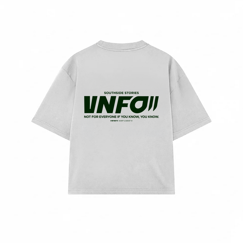 Remera VNFO (Oversize) (Blanca)