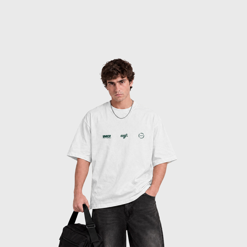Remera Green Code (Blanca)