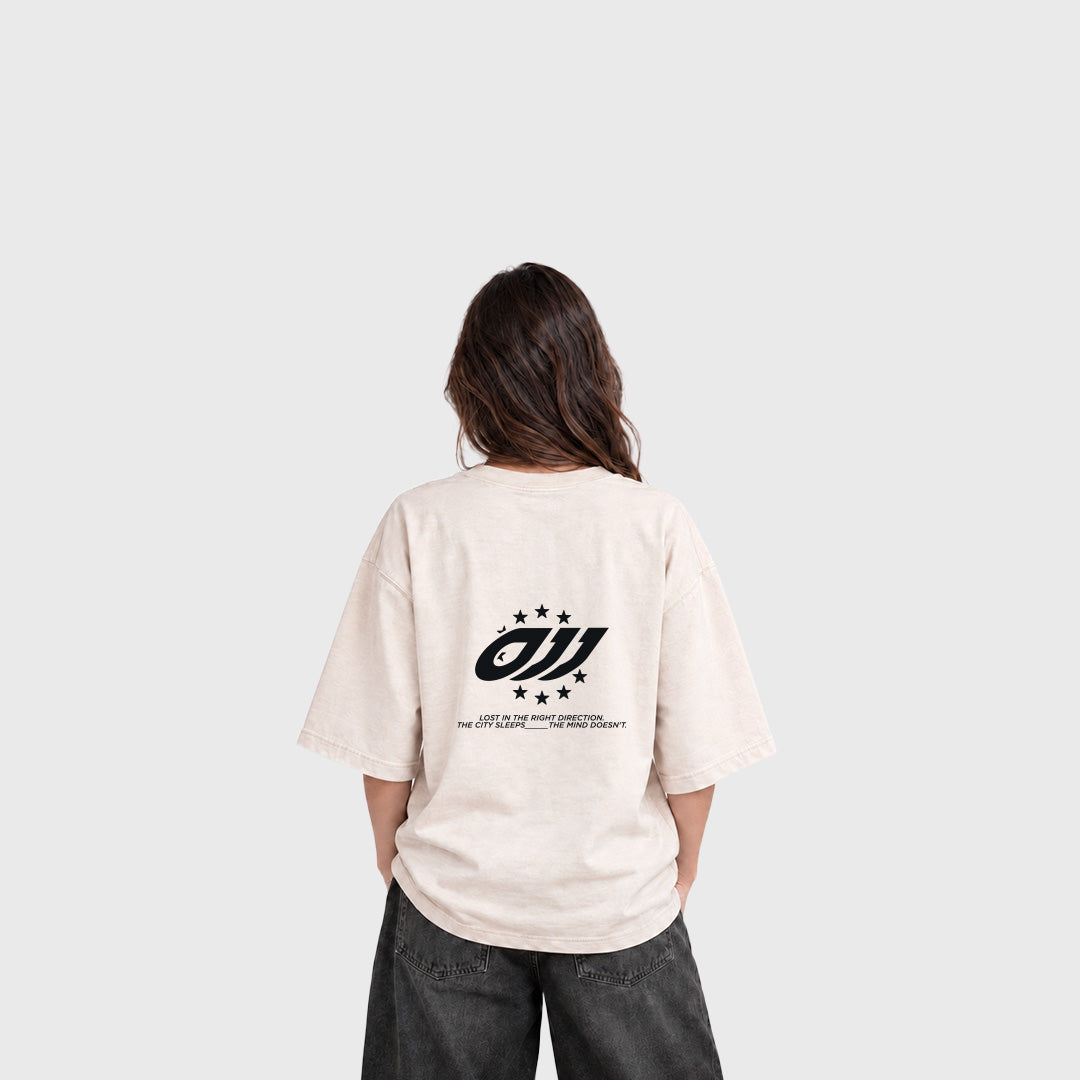 Remera Not Disturb (Beige)