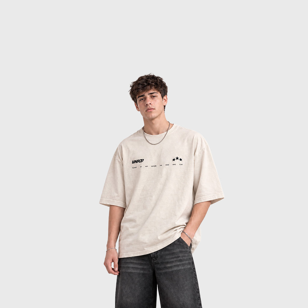 Remera Not Disturb (Beige)