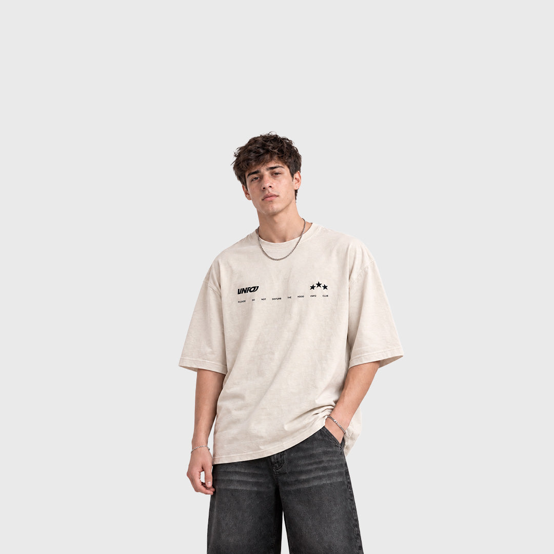 Remera Not Disturb (Beige)
