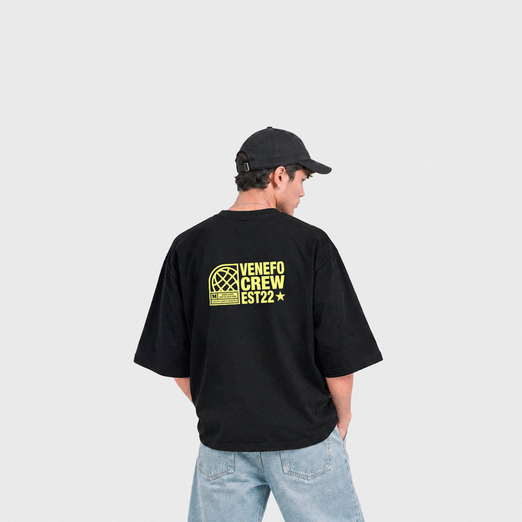 Remera Venefo Crew (Negra)