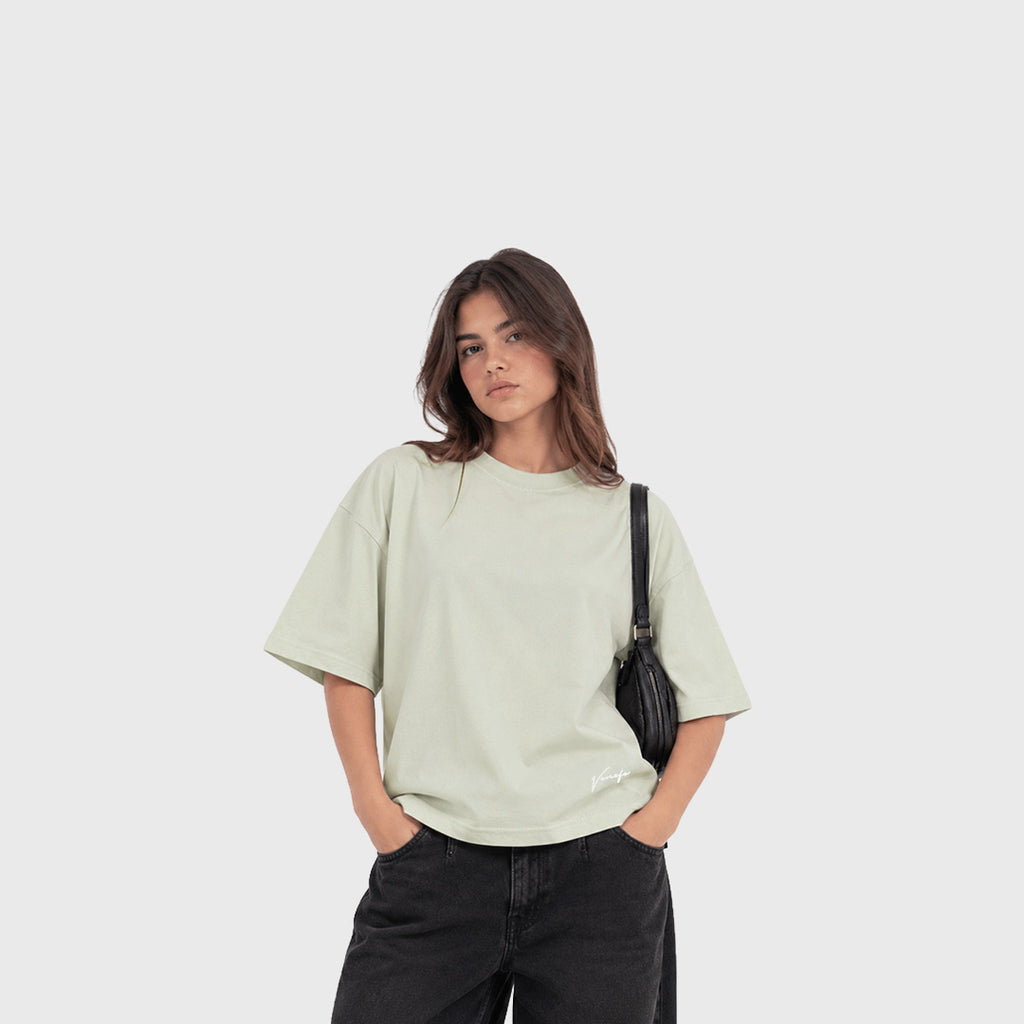 Remera Cursive (Crema)