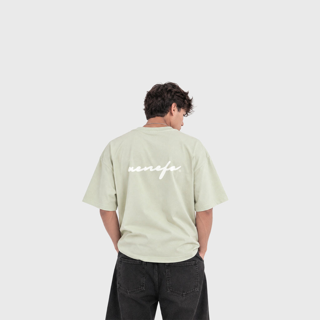Remera Cursive (Crema)