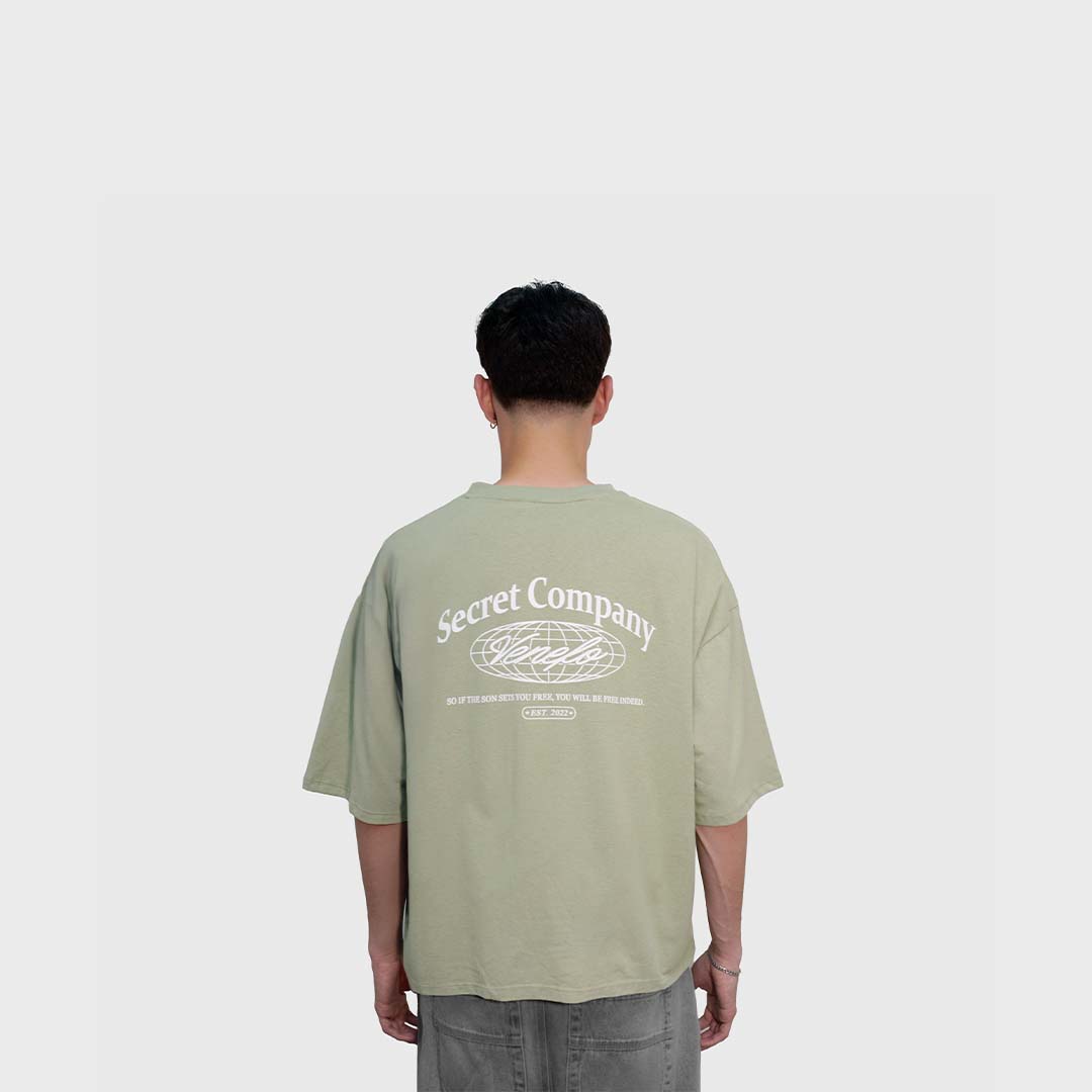 Remera Secret (Oversize) (Verde)