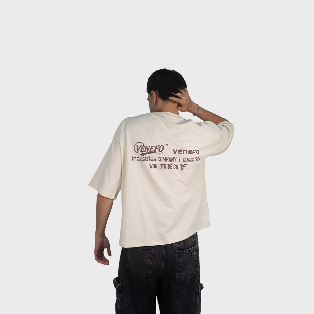 Remera VC Industries (Oversize) (Beige Claro)