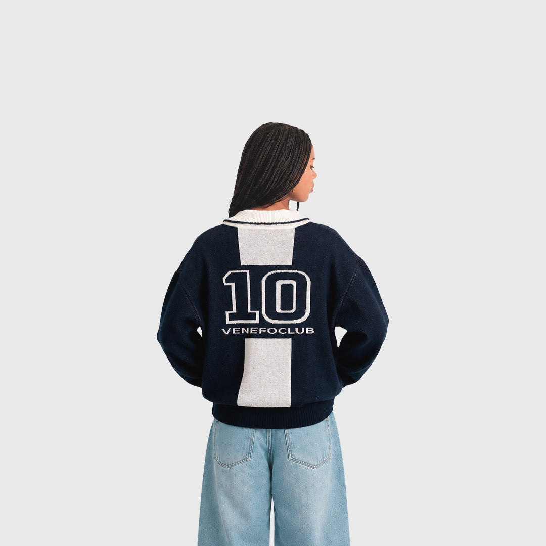 Sweater Polo VenefoClub10 (Collection 04) (Azul Marino)