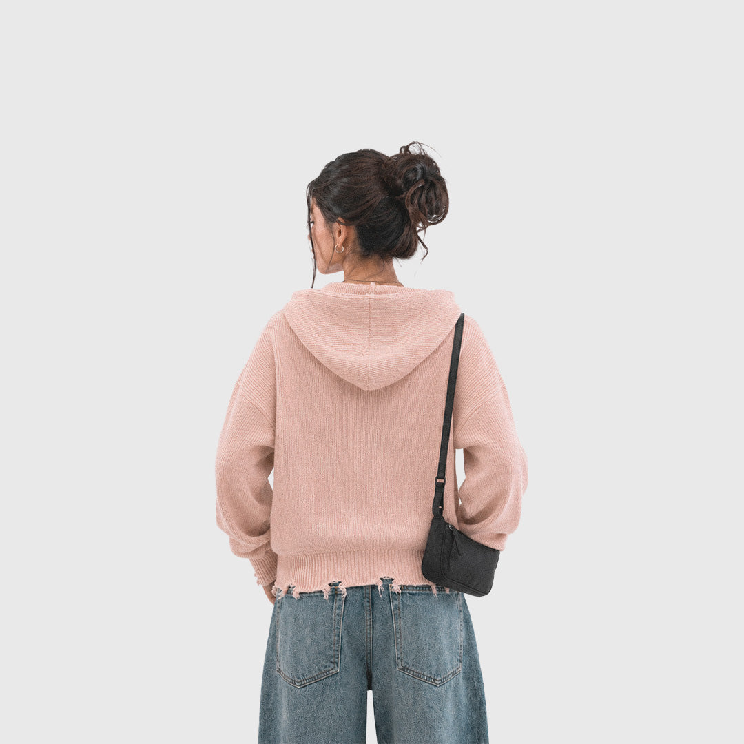 Sweater Double Zip (Rosa) (Collection 03)