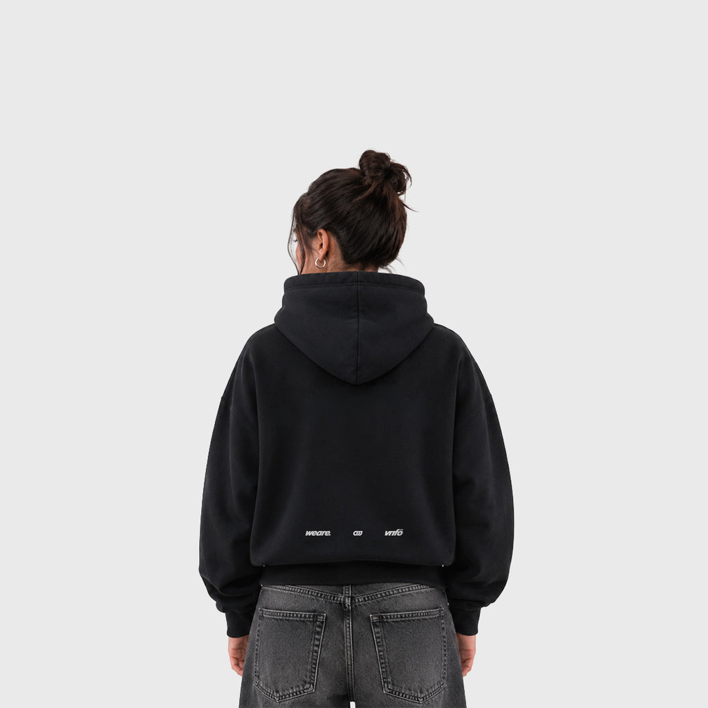 Zip Hoodie We Are Star (Negro)
