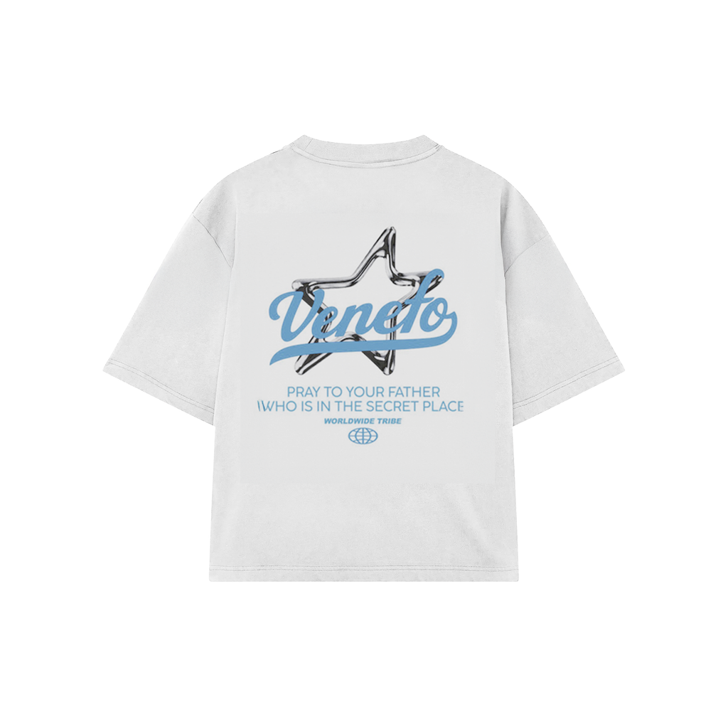 Remera Venefo Star (Oversize) (Blanca)