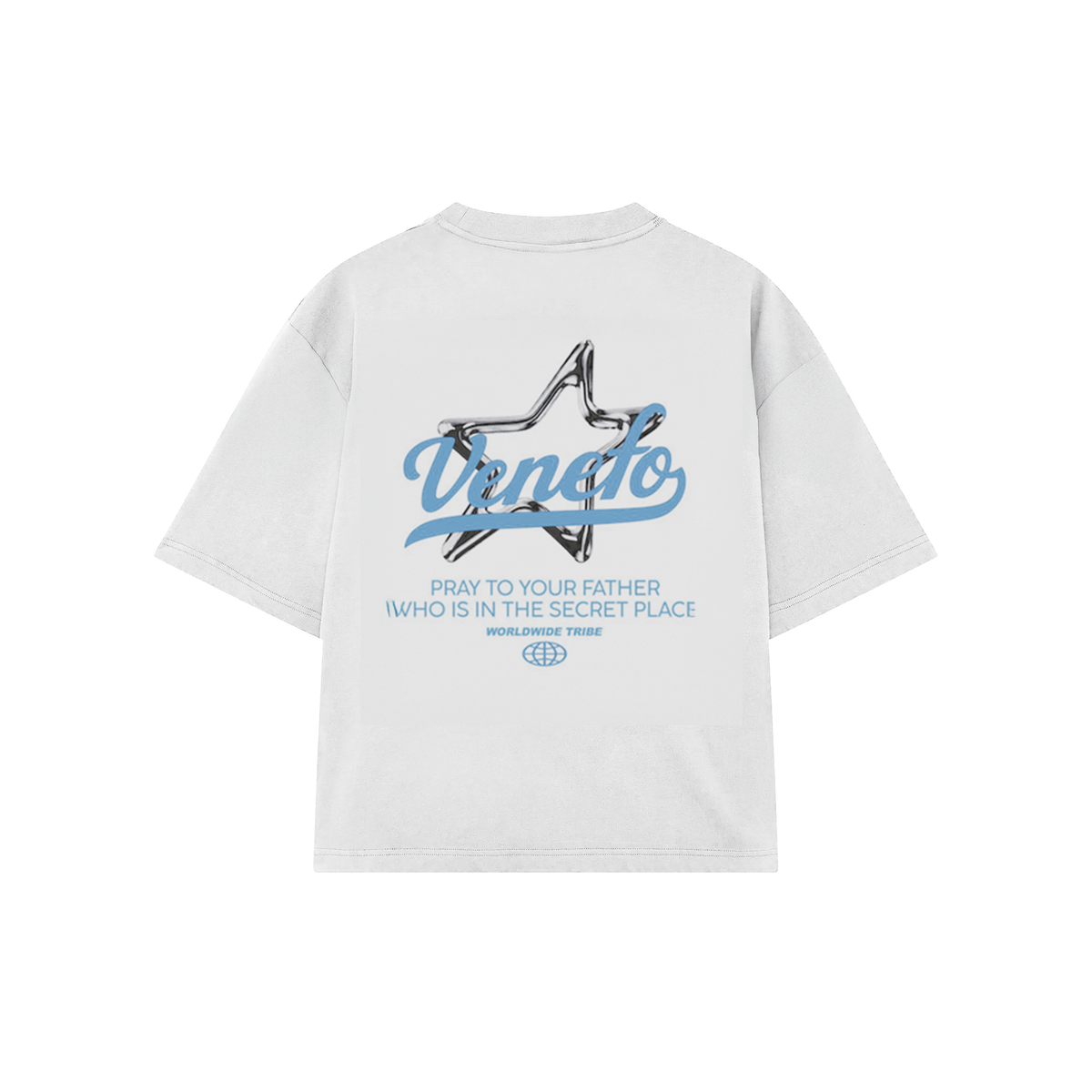 Remera Venefo Star (Oversize) (Blanca)