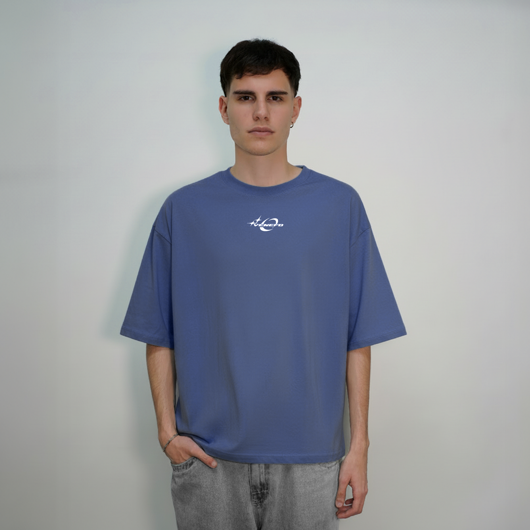 Remera Hc (Oversize) (Azul)