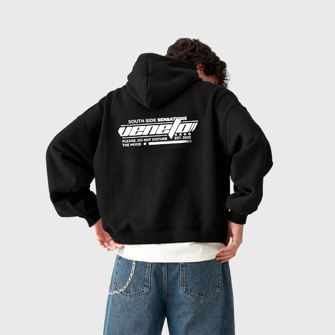 Hoodie Barcode (Negro)