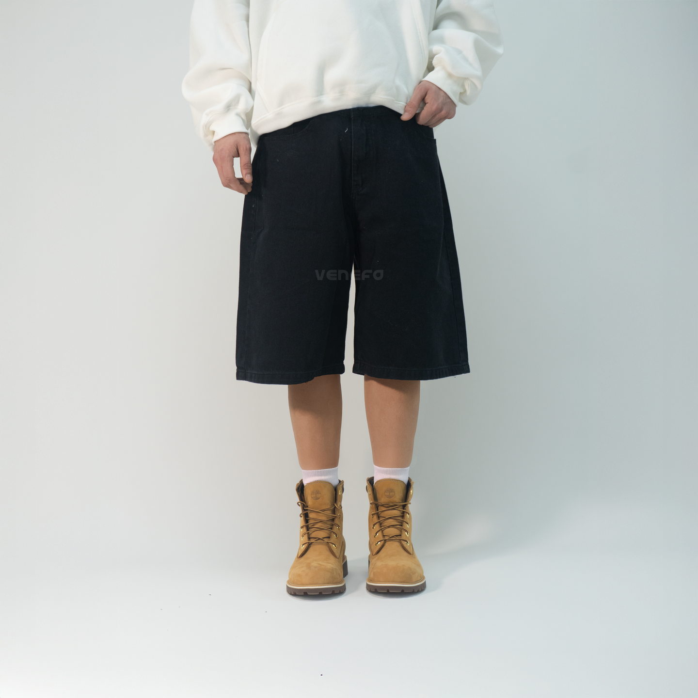 Bermuda Baggy Negra X