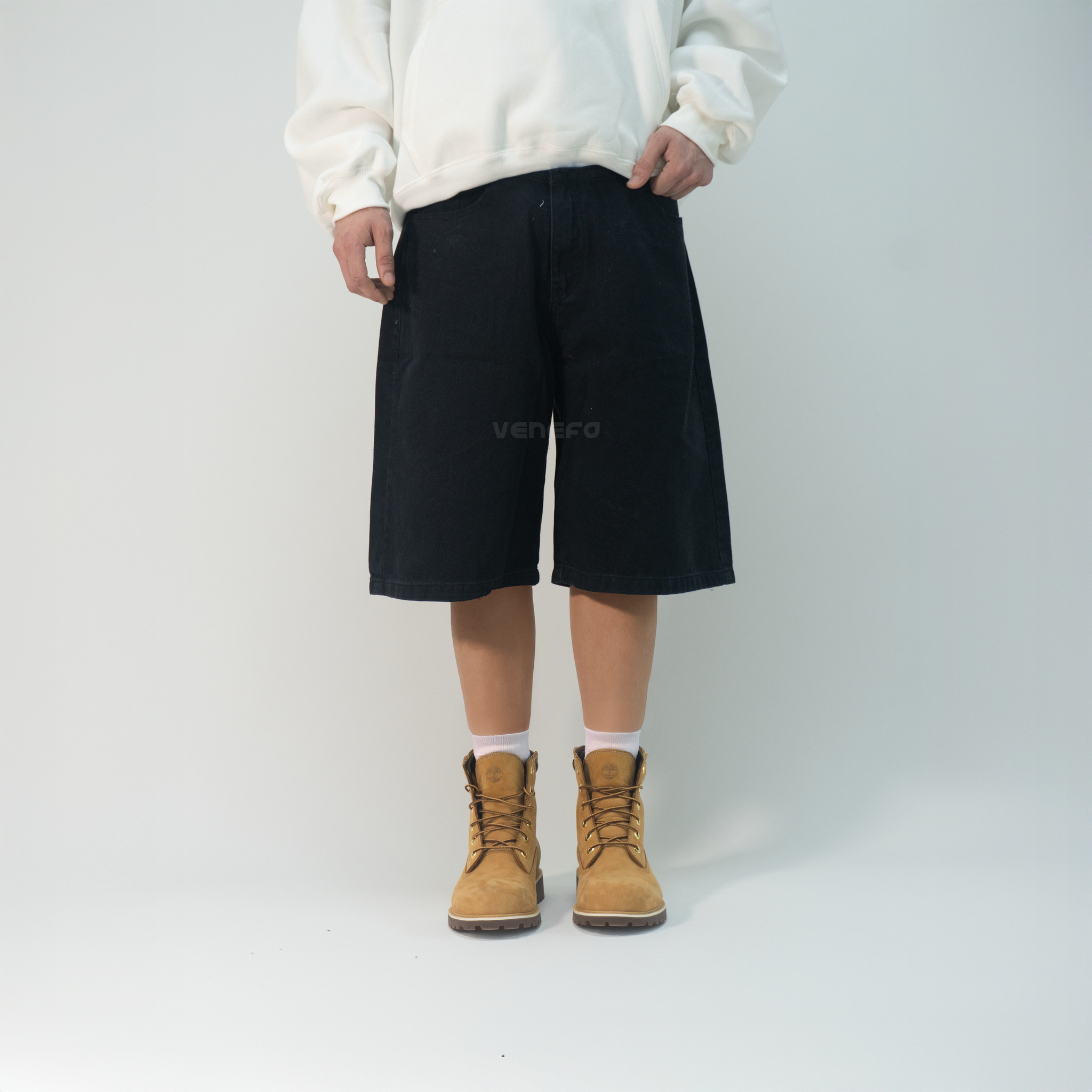 Bermuda Baggy Negra X