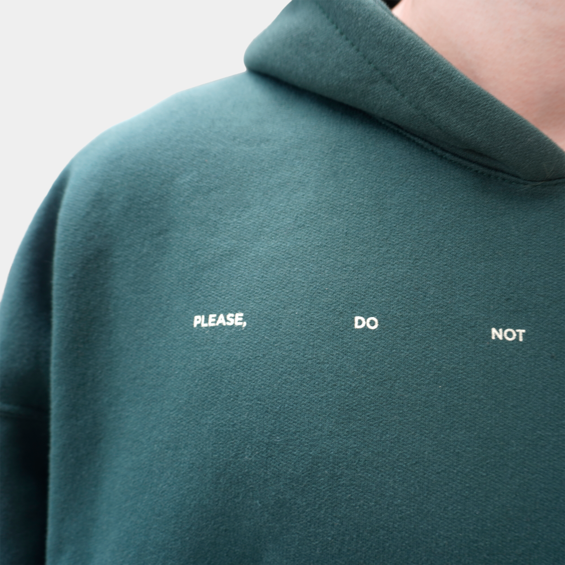 Hoodie Barcode Oversize (Verde)