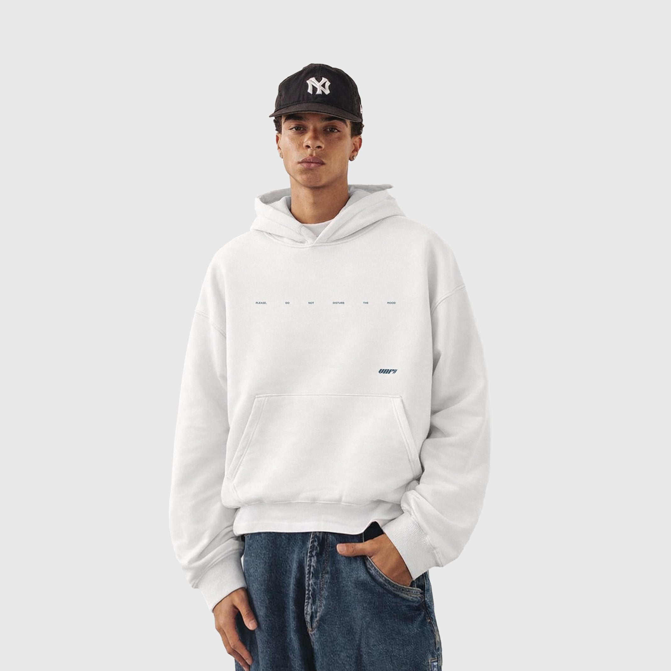 Hoodie Barcode (Blanco)