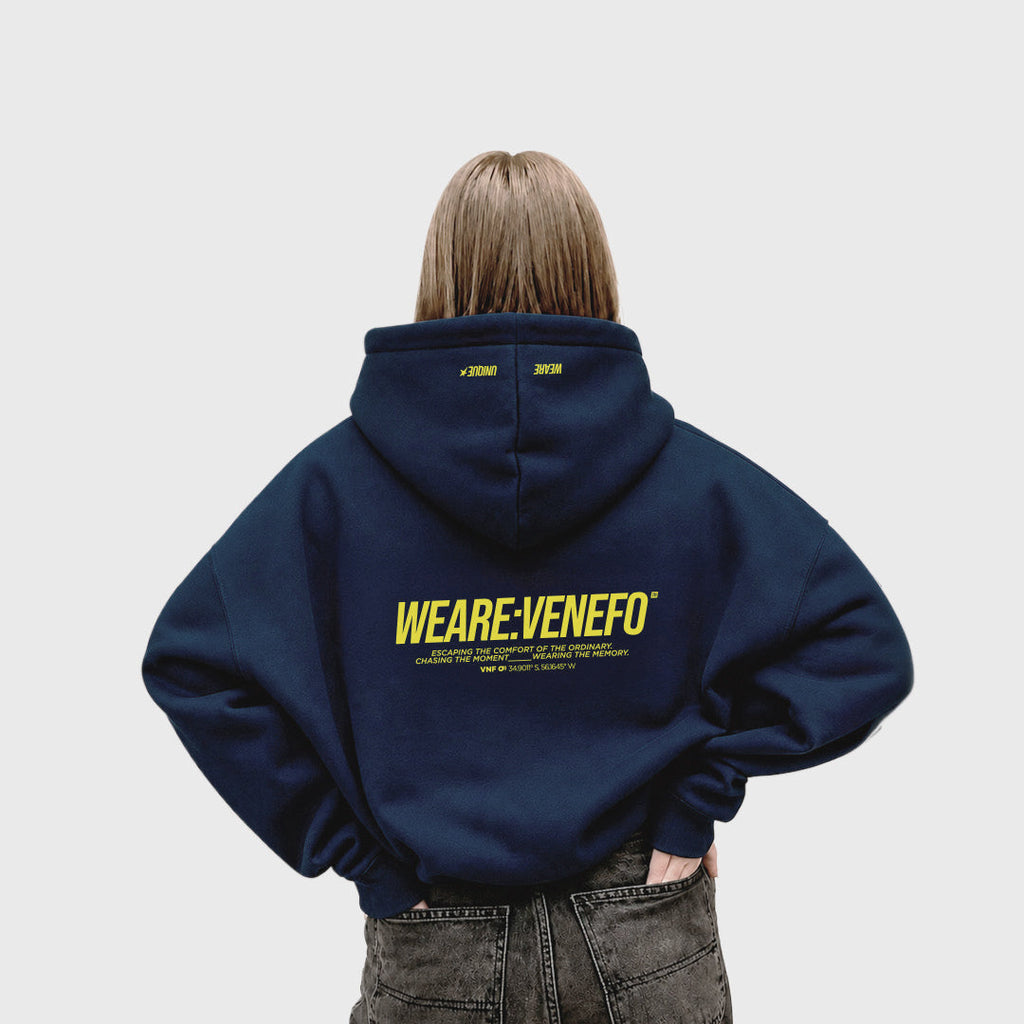 Hoodie We Are Unique (Azul Marino)