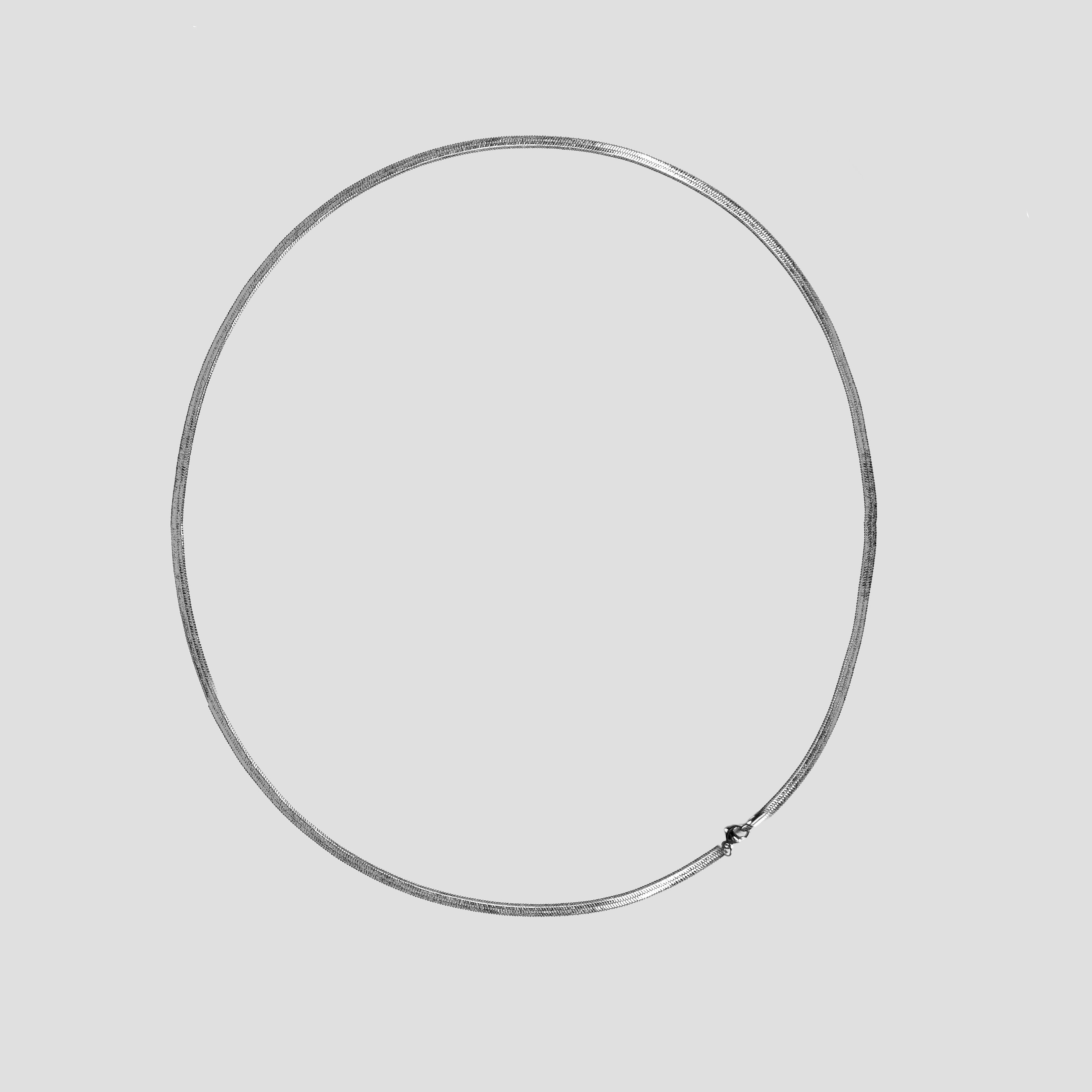 Collar Serpiente Acero