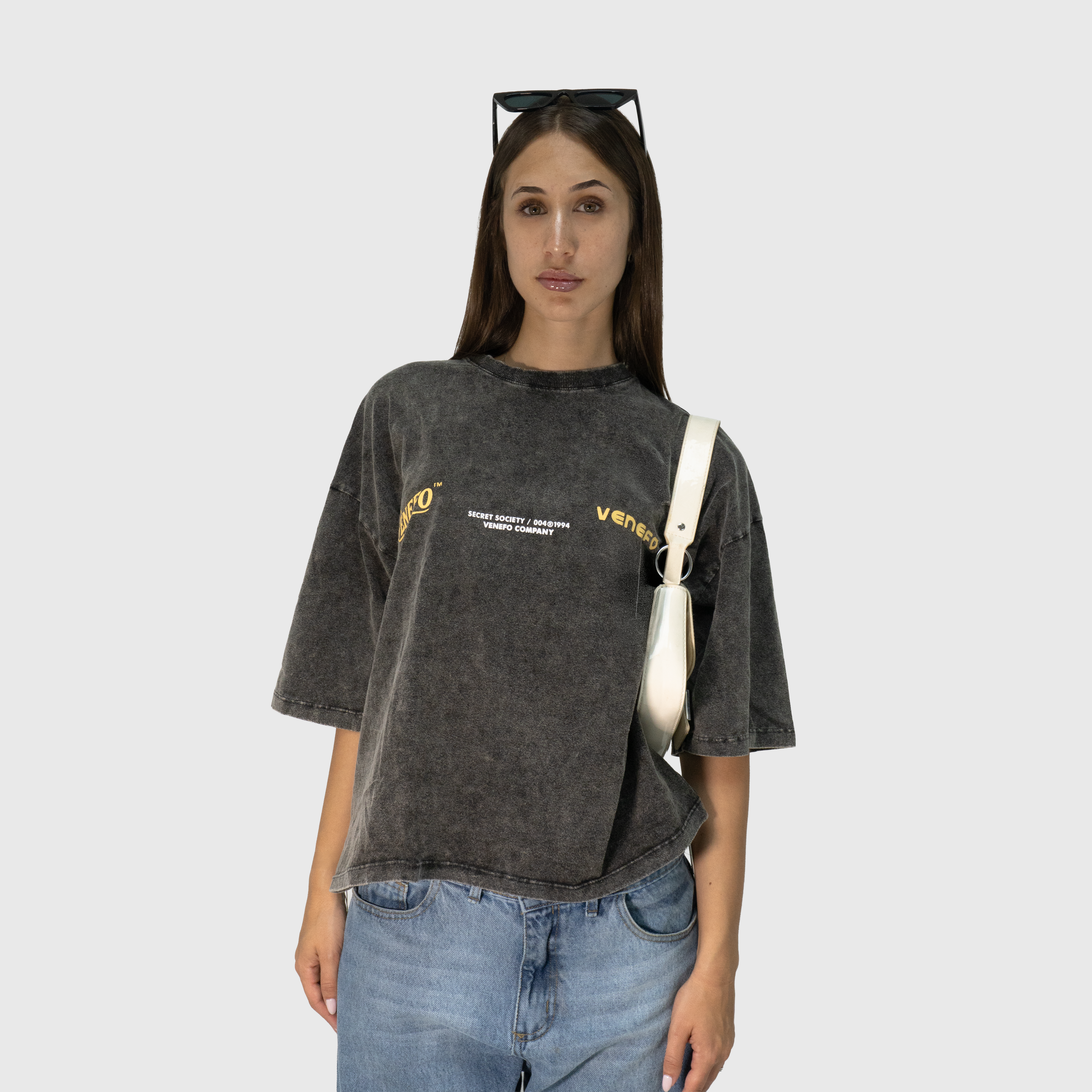 Remera VENEFO Acid Washed (Amarillo)