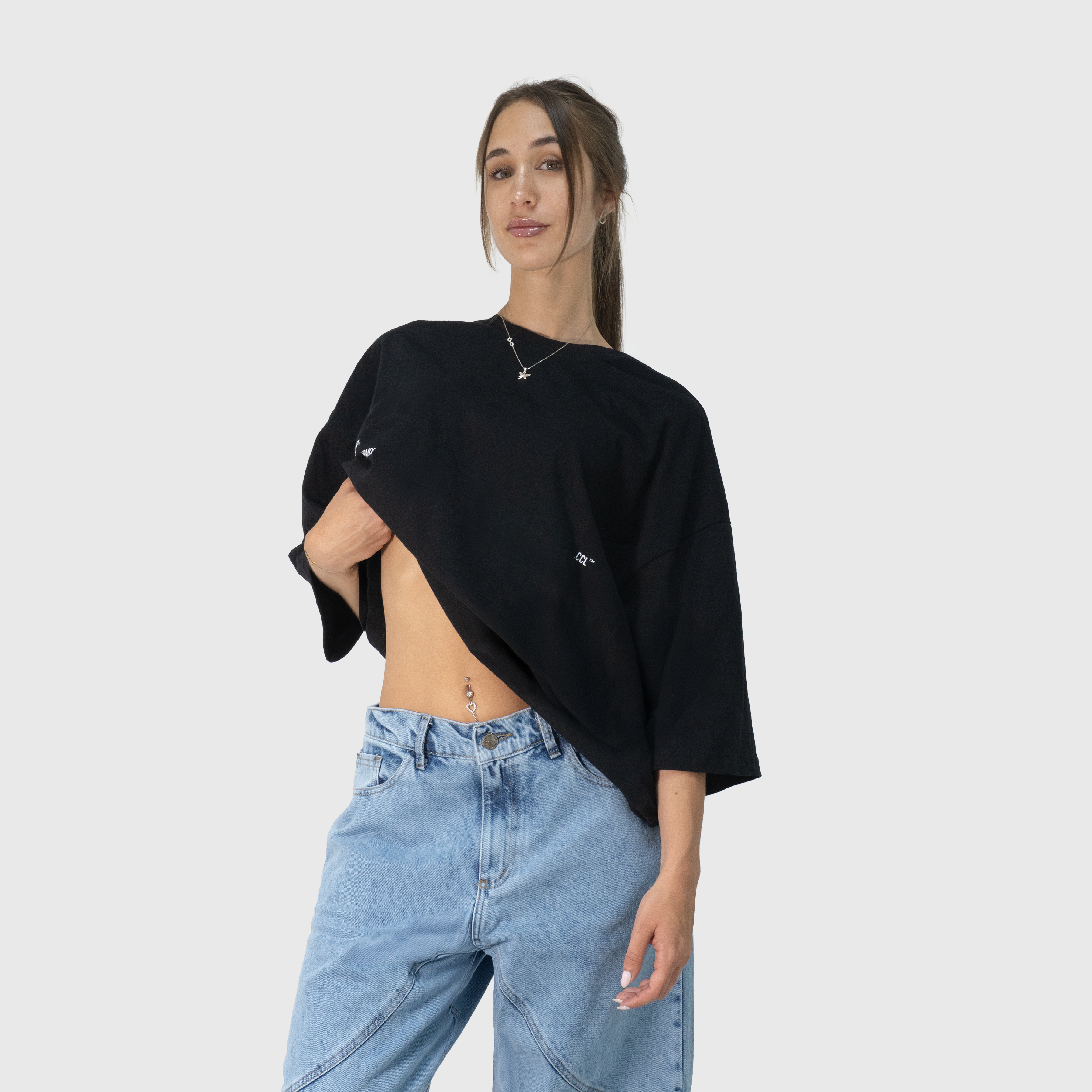 Remera VENEFO .CCL (Oversize) (Negra)