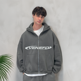 Zip Hoodie (VENEFO) (Boxy Fit)