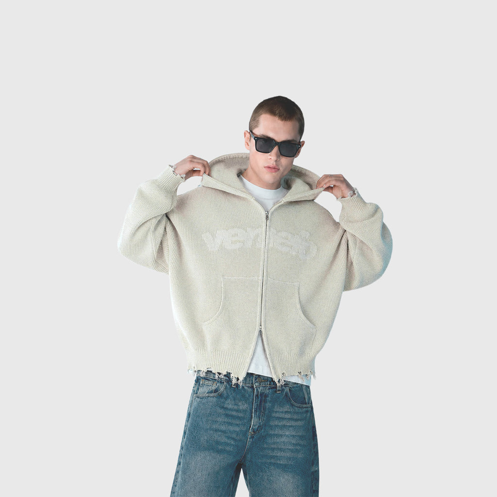 Sweater Double Zip (Beige) (Collection 03)