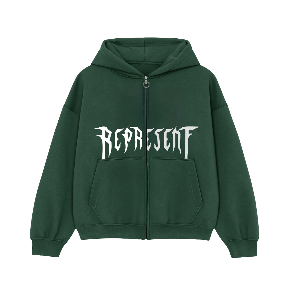Zip Hoodie Represent (Boxy Fit)