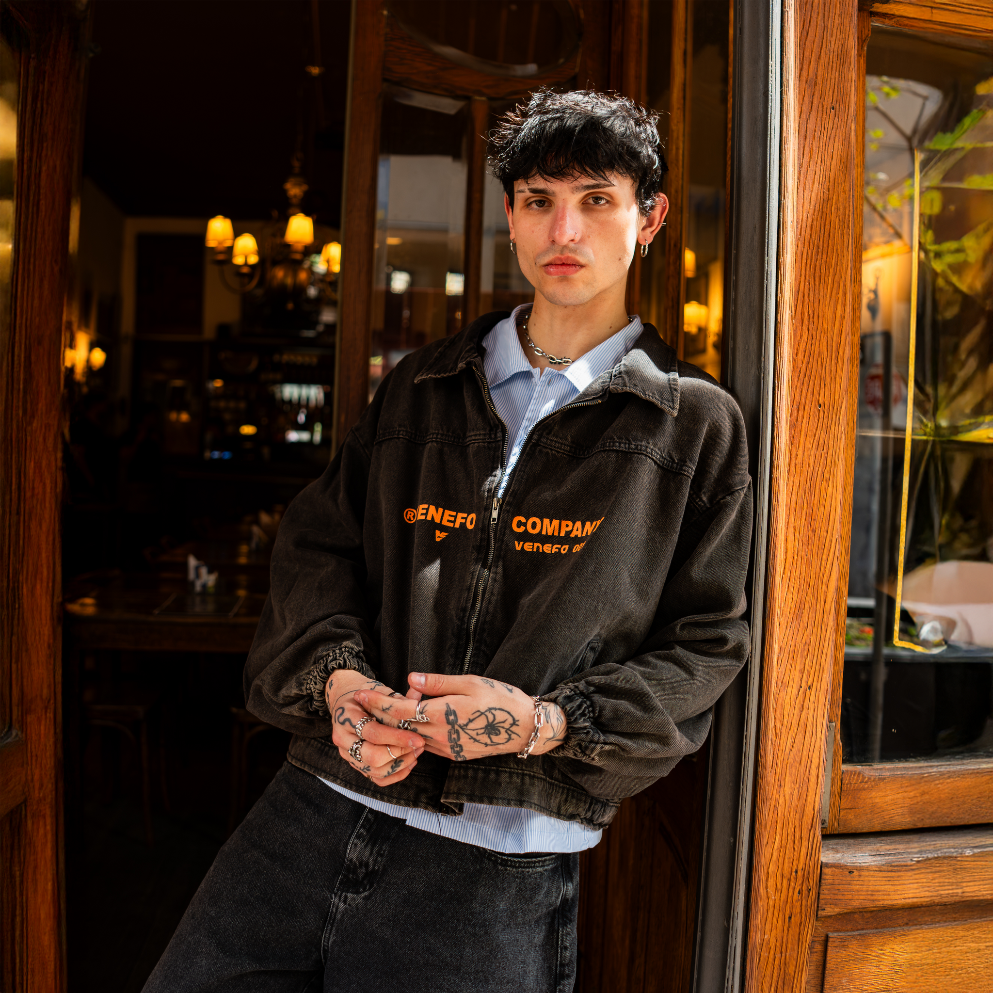 Chaqueta Rustic Negra (Oversize)