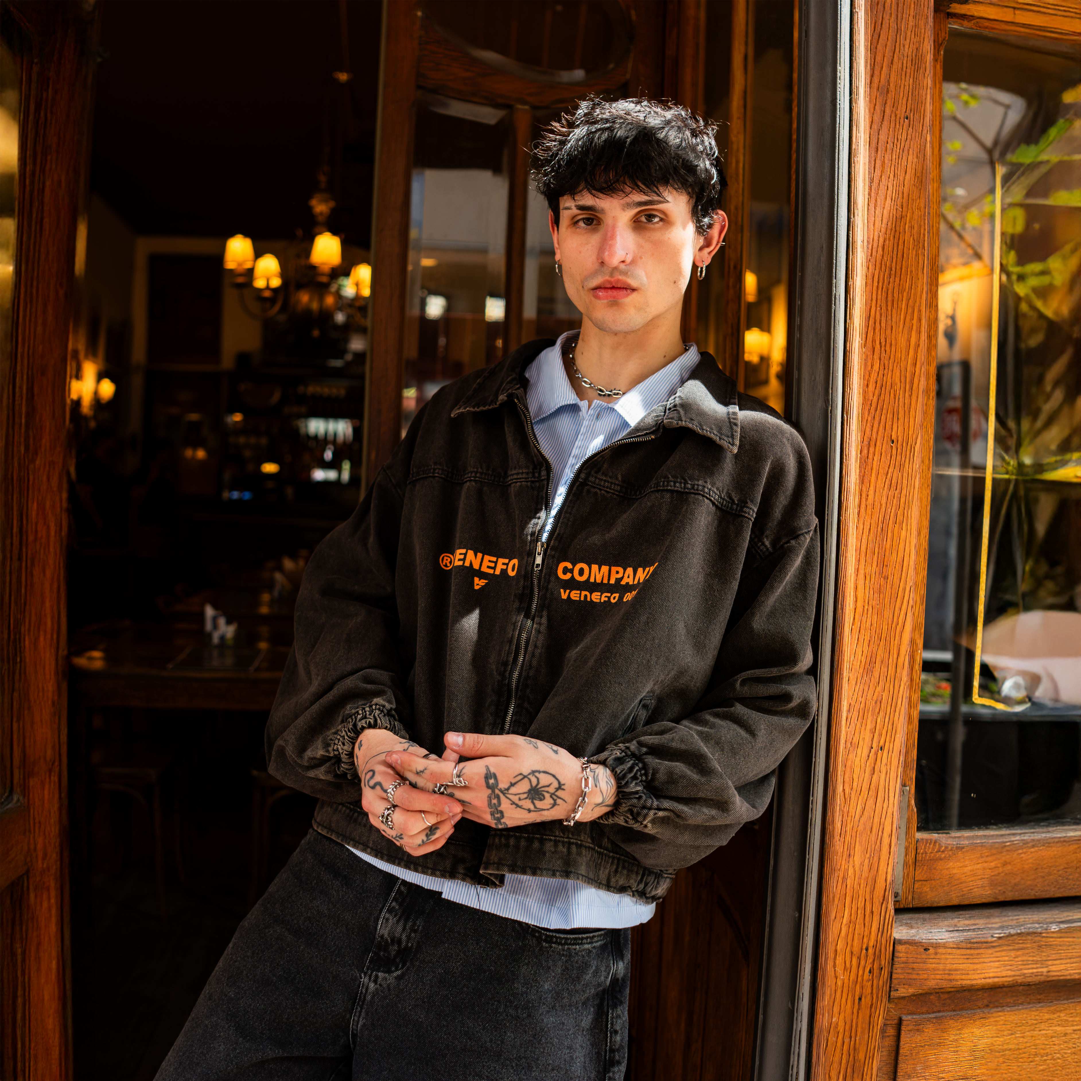 Chaqueta Rustic Negra (Oversize)