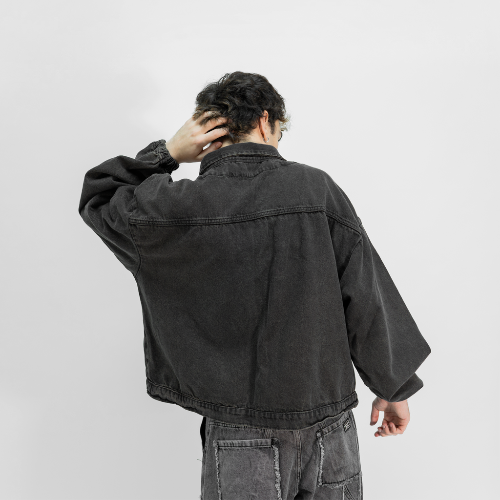 Chaqueta Rustic Negra (Oversize)