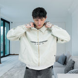 Chaqueta Rustic Hueso (Oversize)