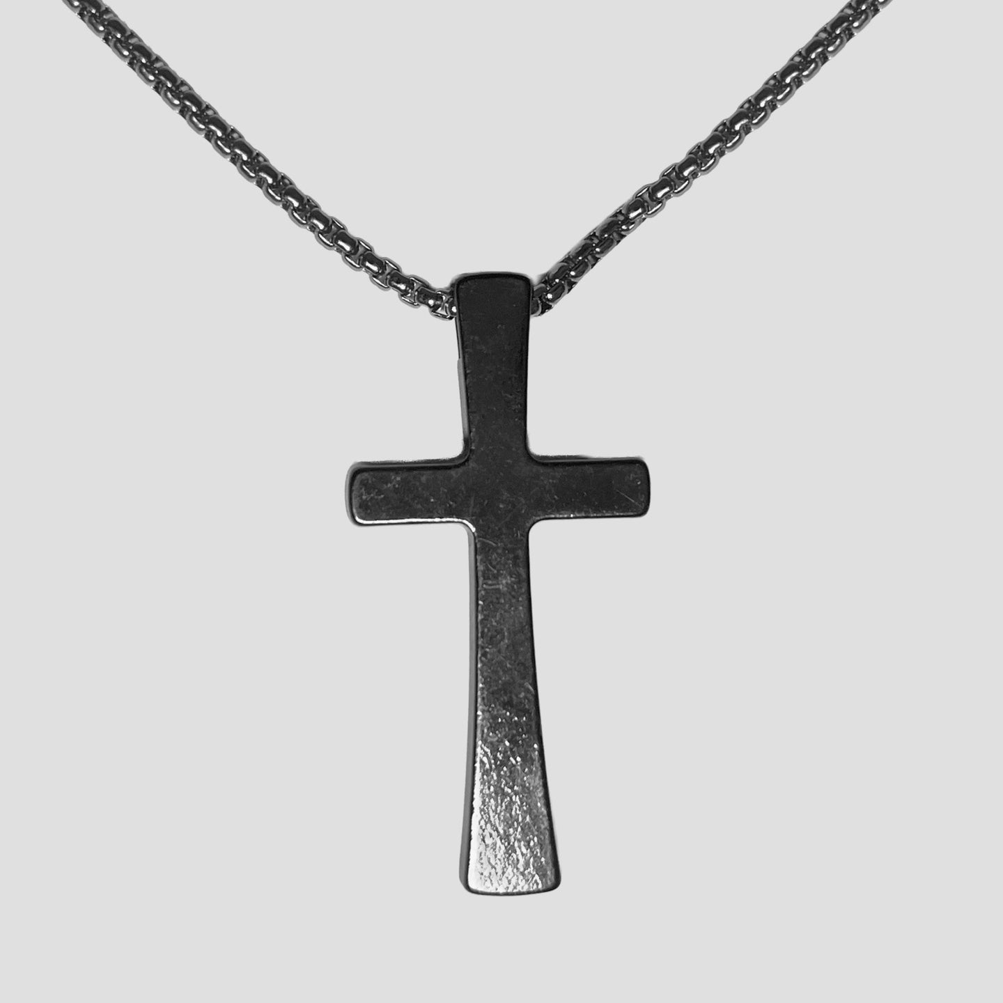Collar Cruz Acero