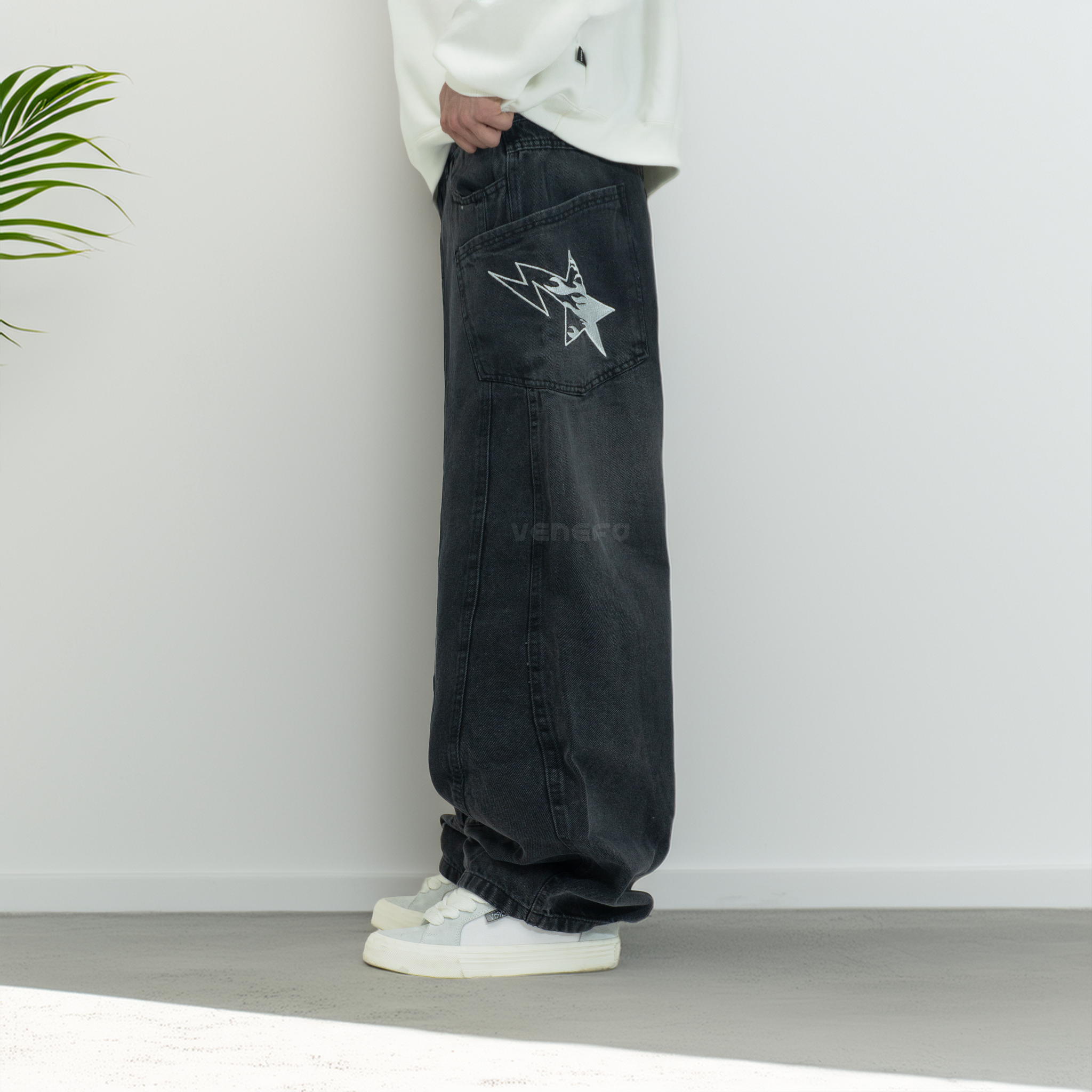 Jean Ultra Baggy Negro XX