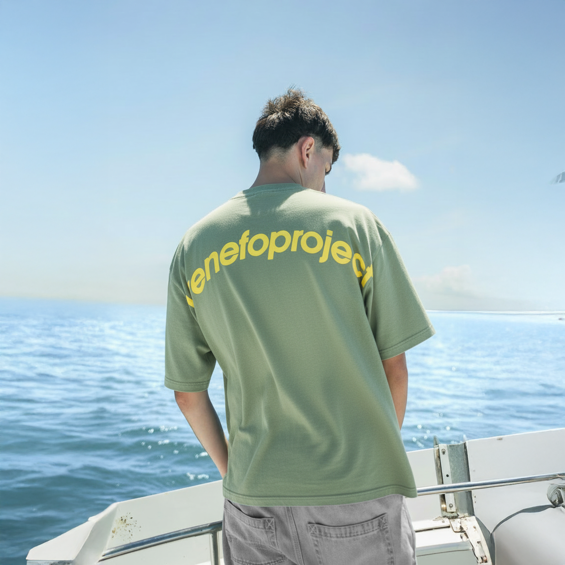 Remera VenefoProject (Oversize) (Verde)