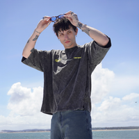 Remera VENEFO Acid Washed (Amarillo)