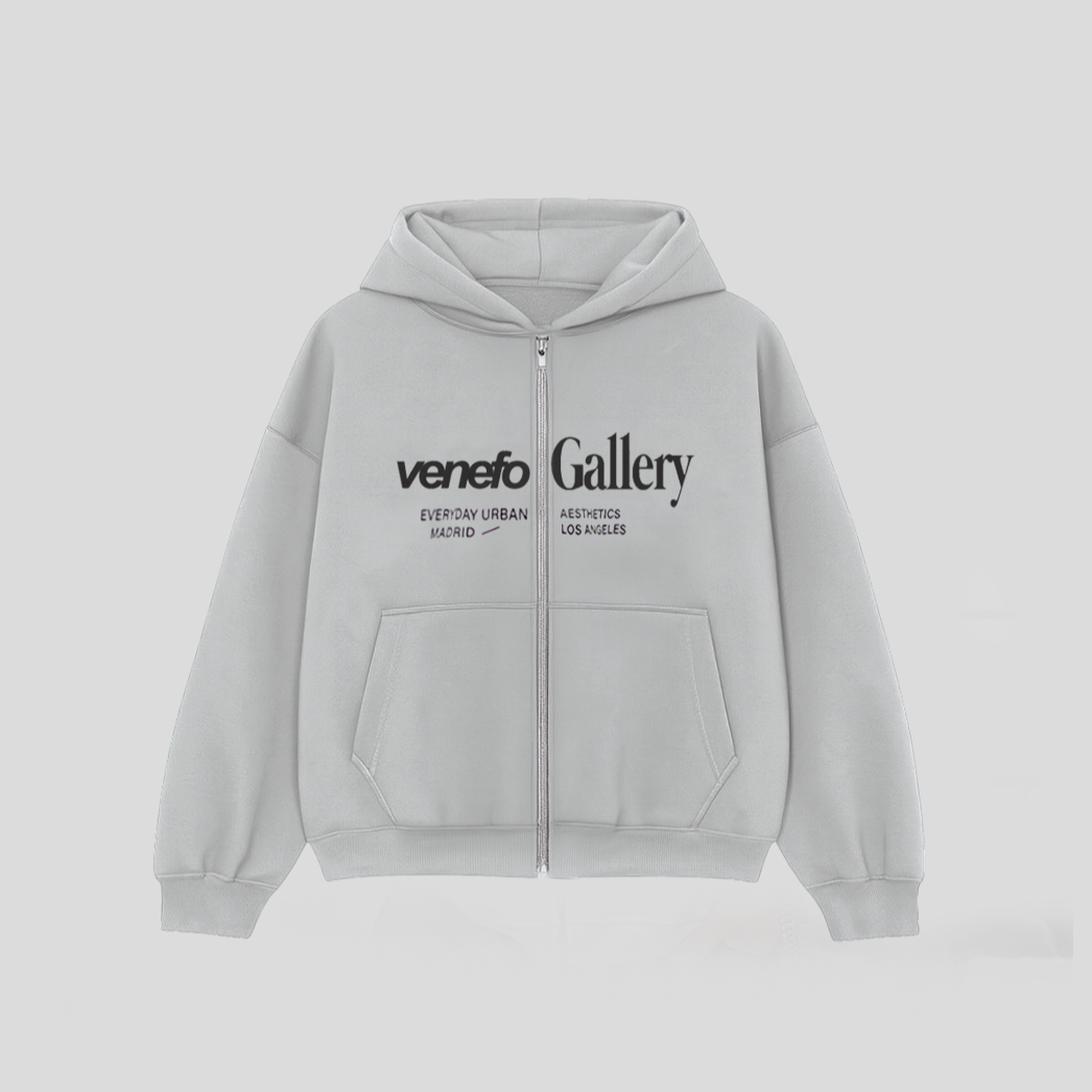 Zip Hoodie Gallery (Boxy Fit)