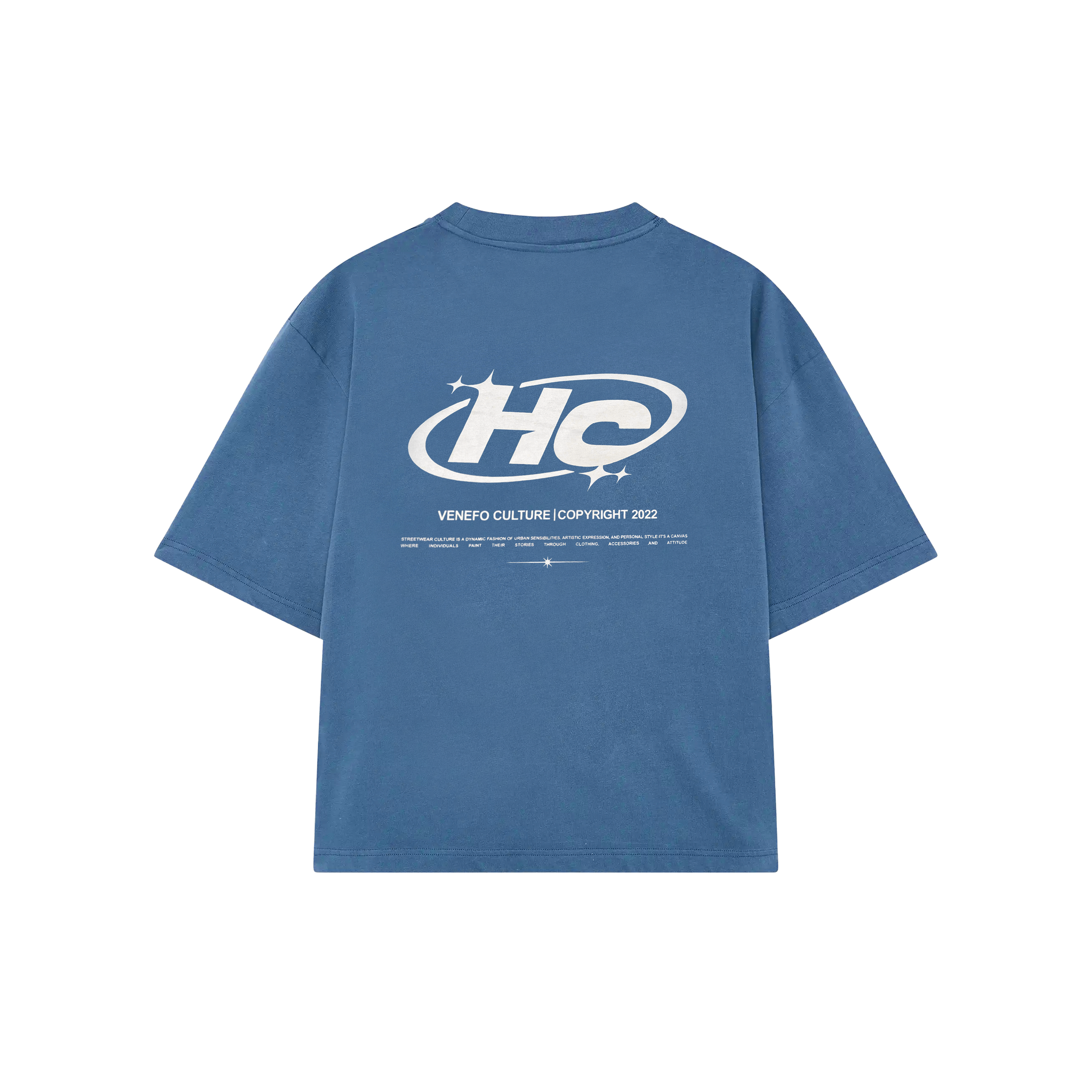 Remera Hc (Oversize) (Azul)