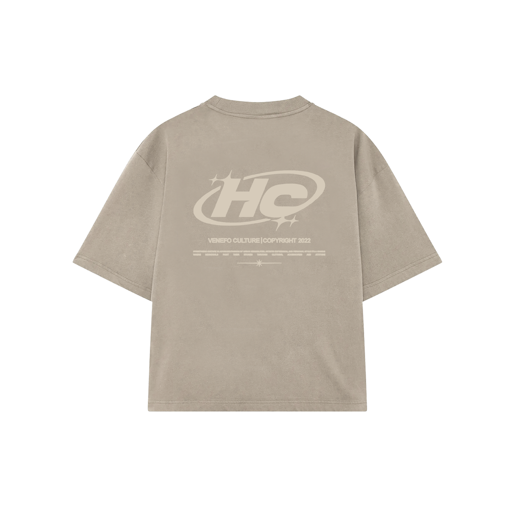 Remera Hc (Oversize) (Beige)