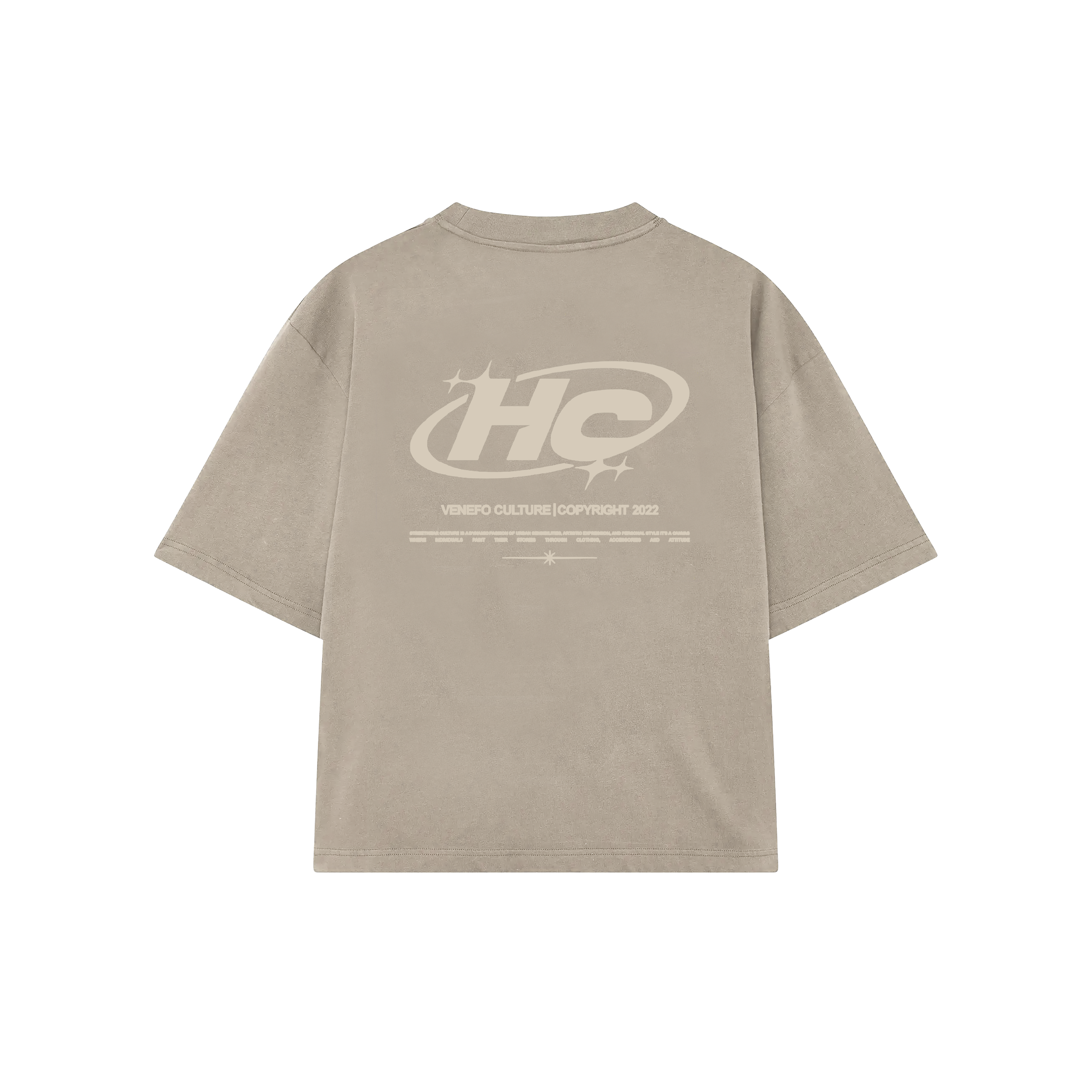 Remera Hc (Oversize) (Beige)