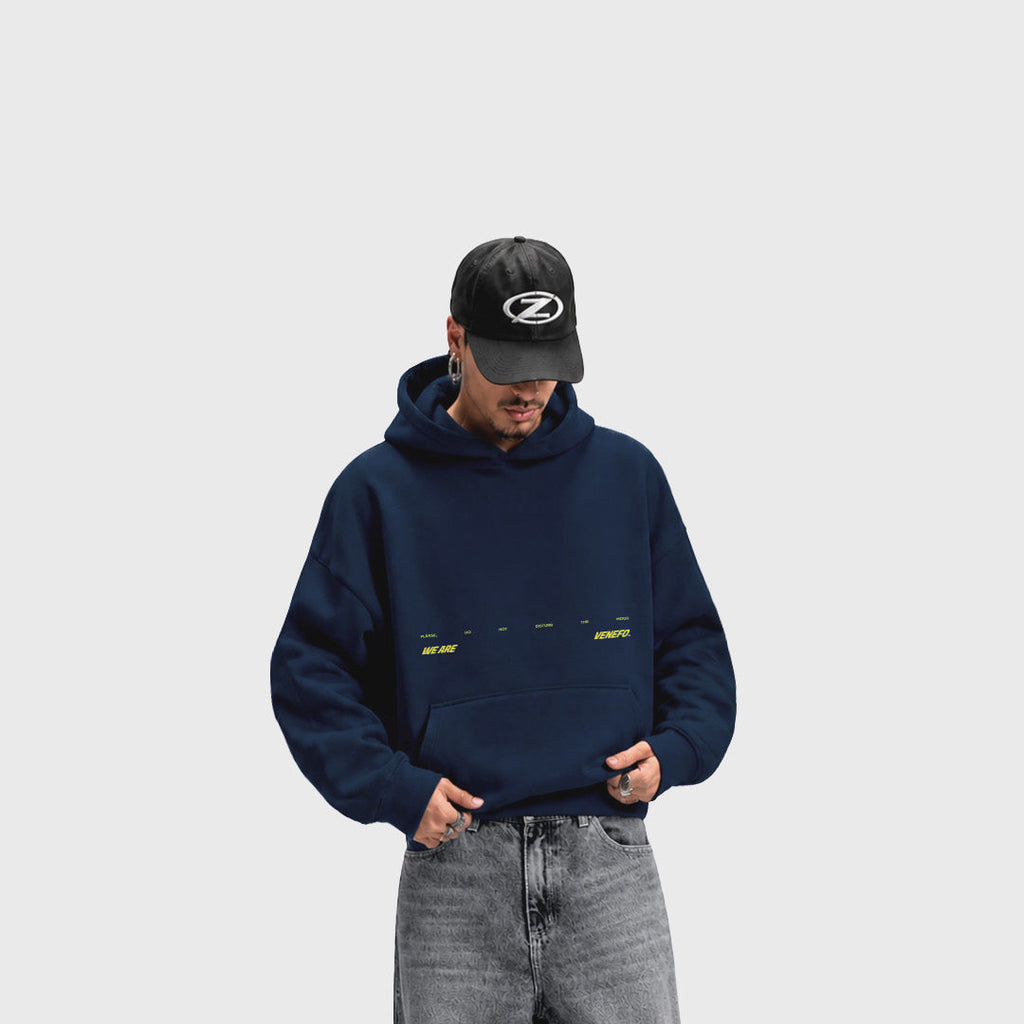 Hoodie We Are Unique (Azul Marino)