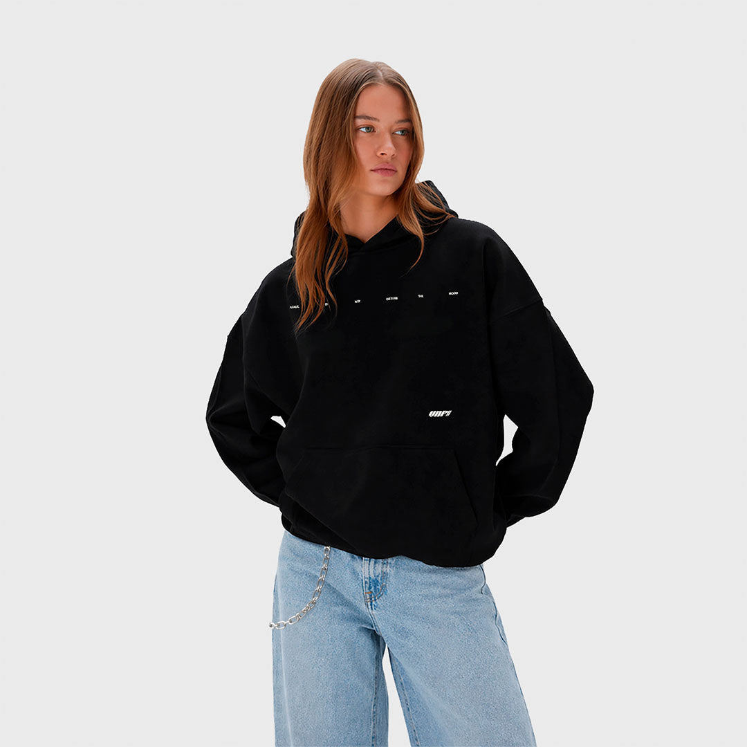 Hoodie Barcode (Negro)