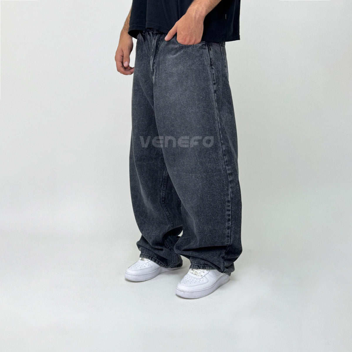 Jean Ultra Baggy Negro VIII