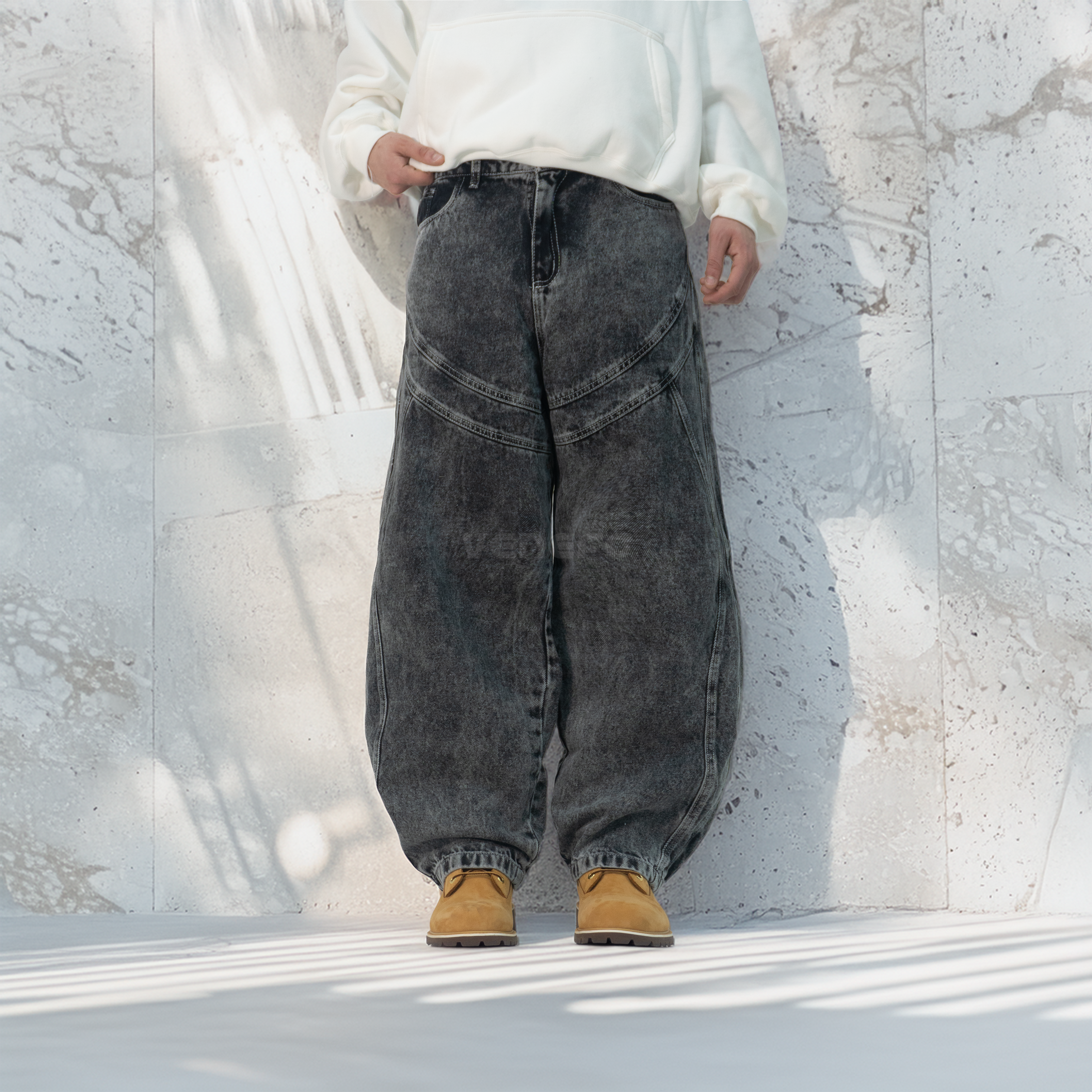 Jean Ultra Baggy Negro XXI