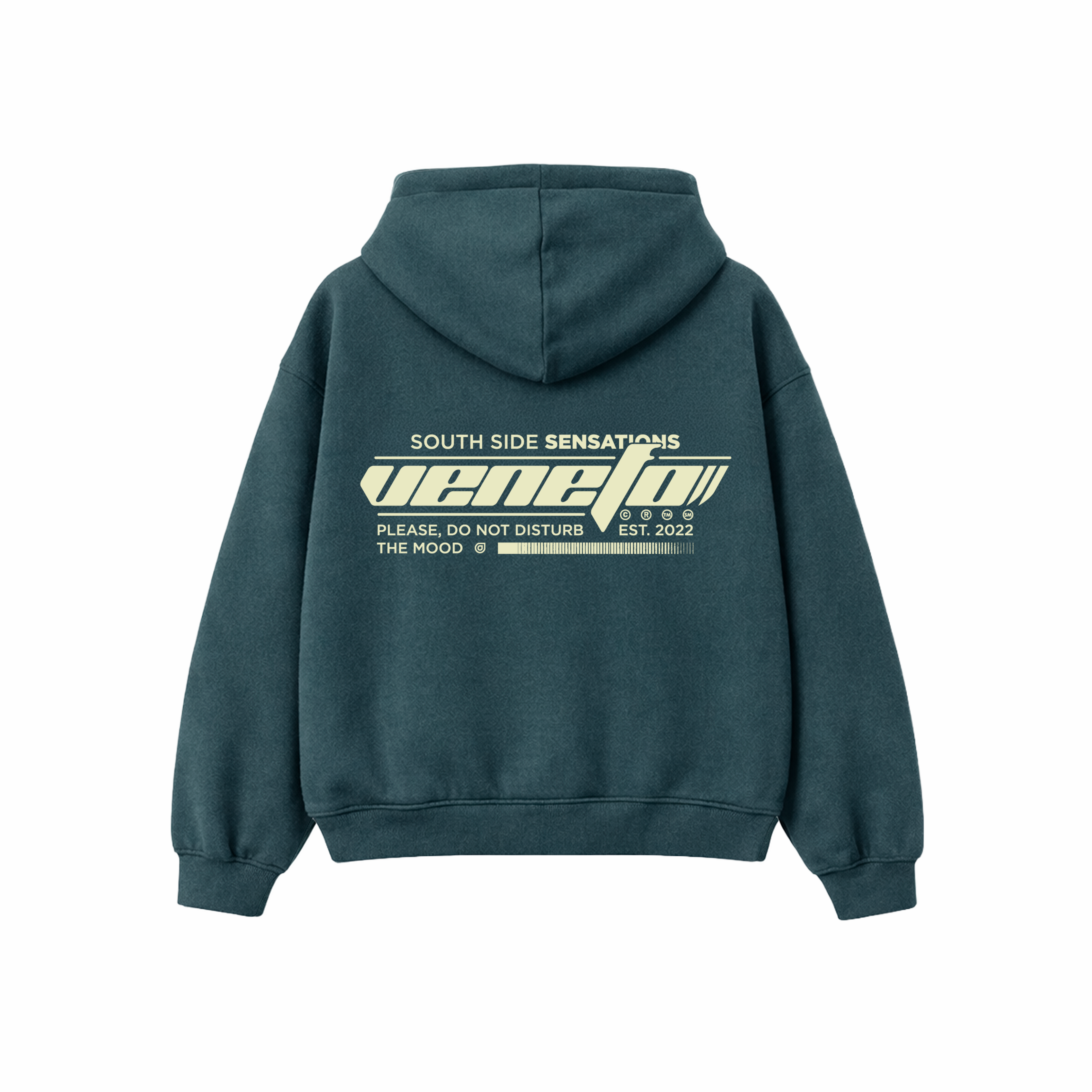 Hoodie Barcode Oversize (Verde)