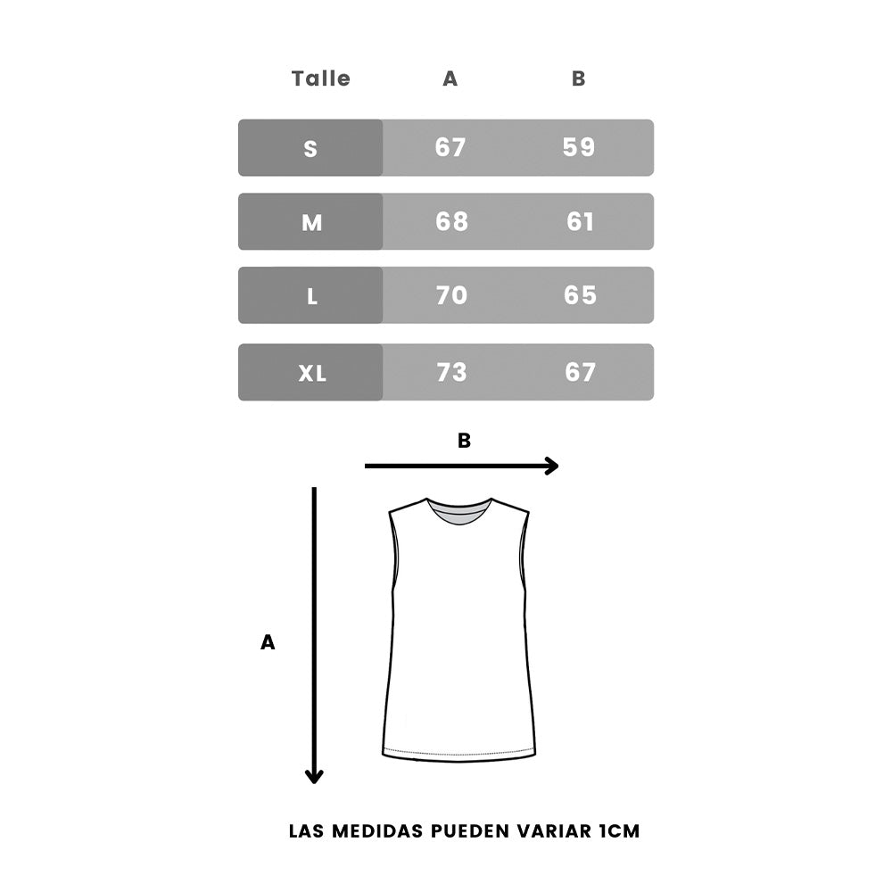 Musculosa .CCL (Oversize) (Negra)
