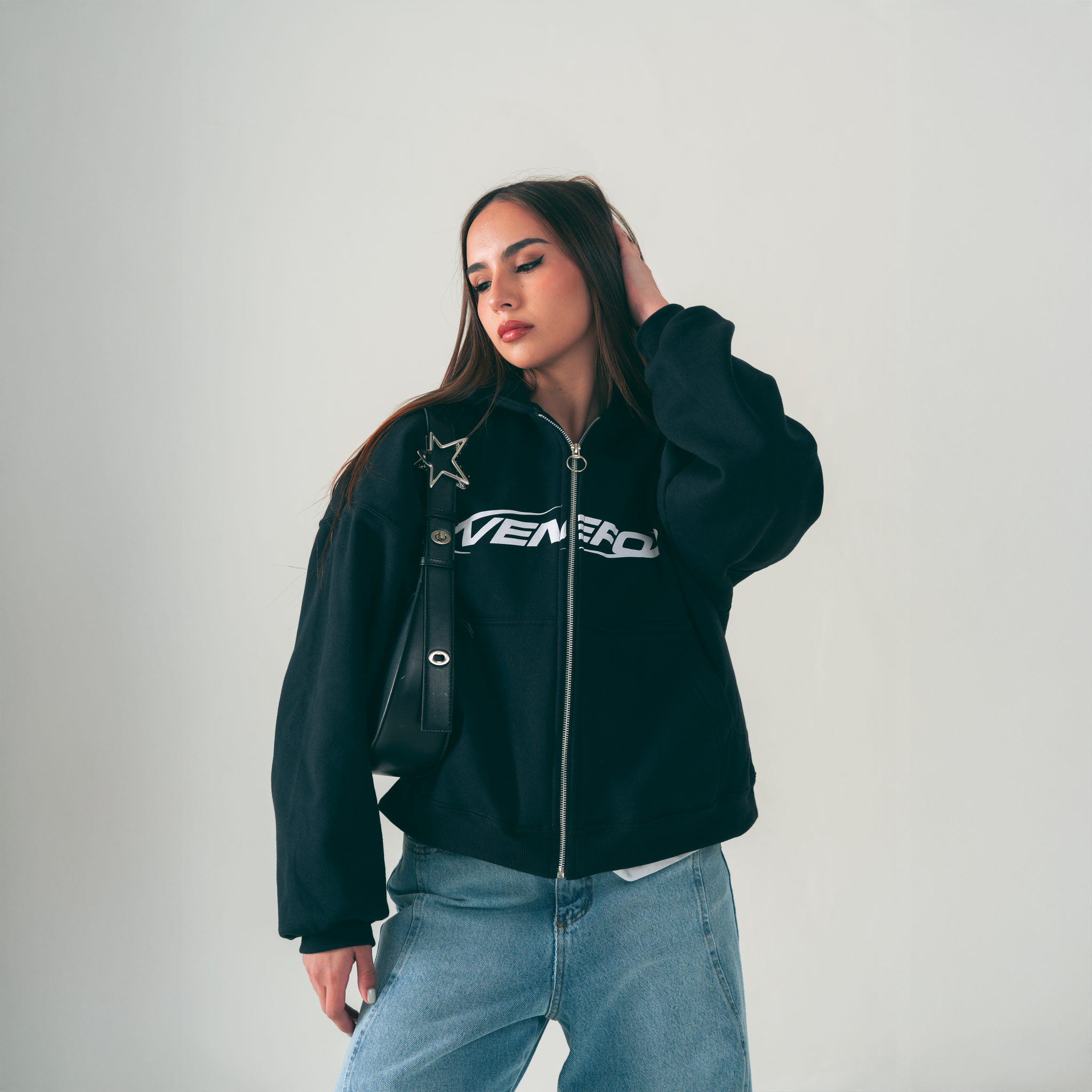 Zip Hoodie (VENEFO) (Boxy Fit)