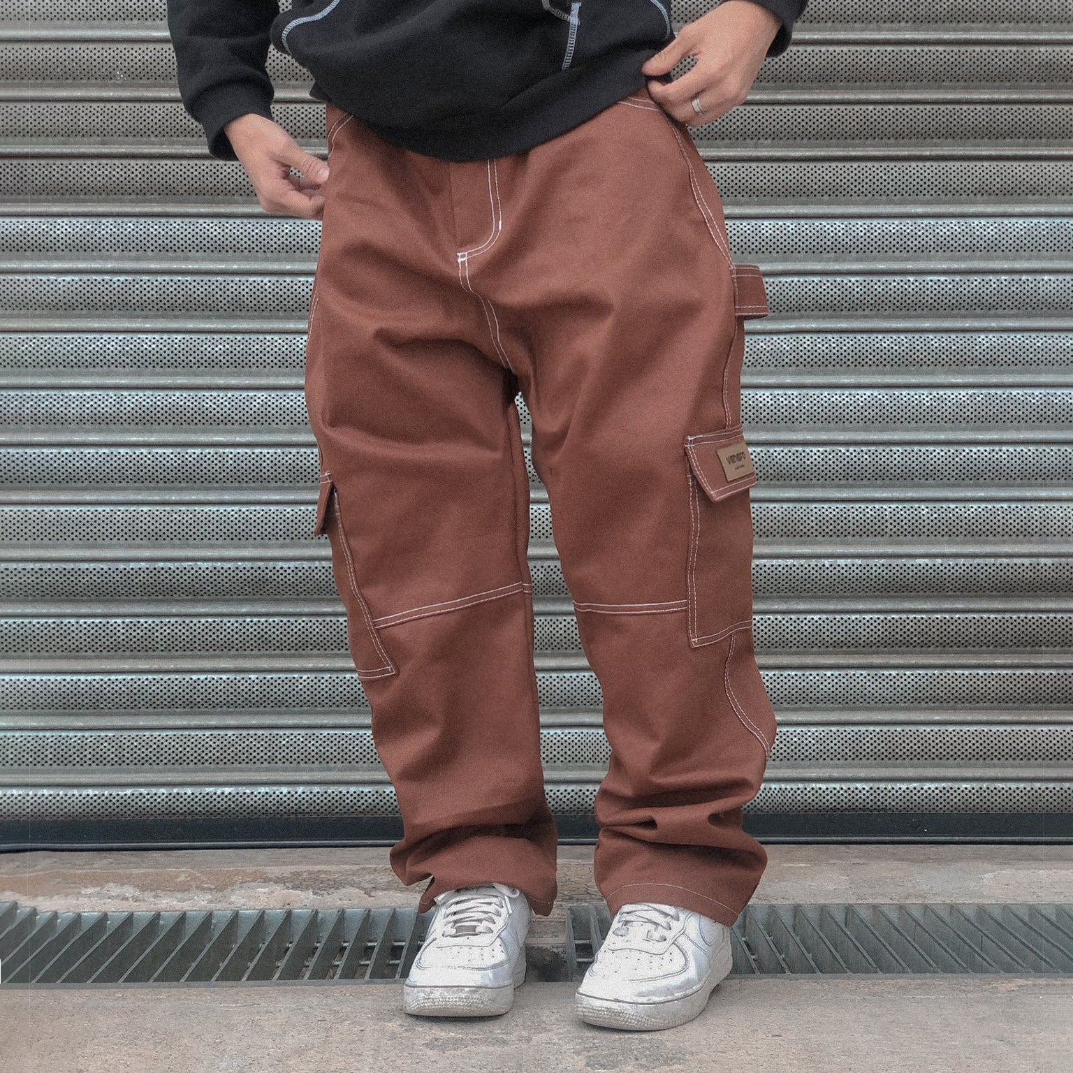 Pantalón Baggy Marrón Claro I