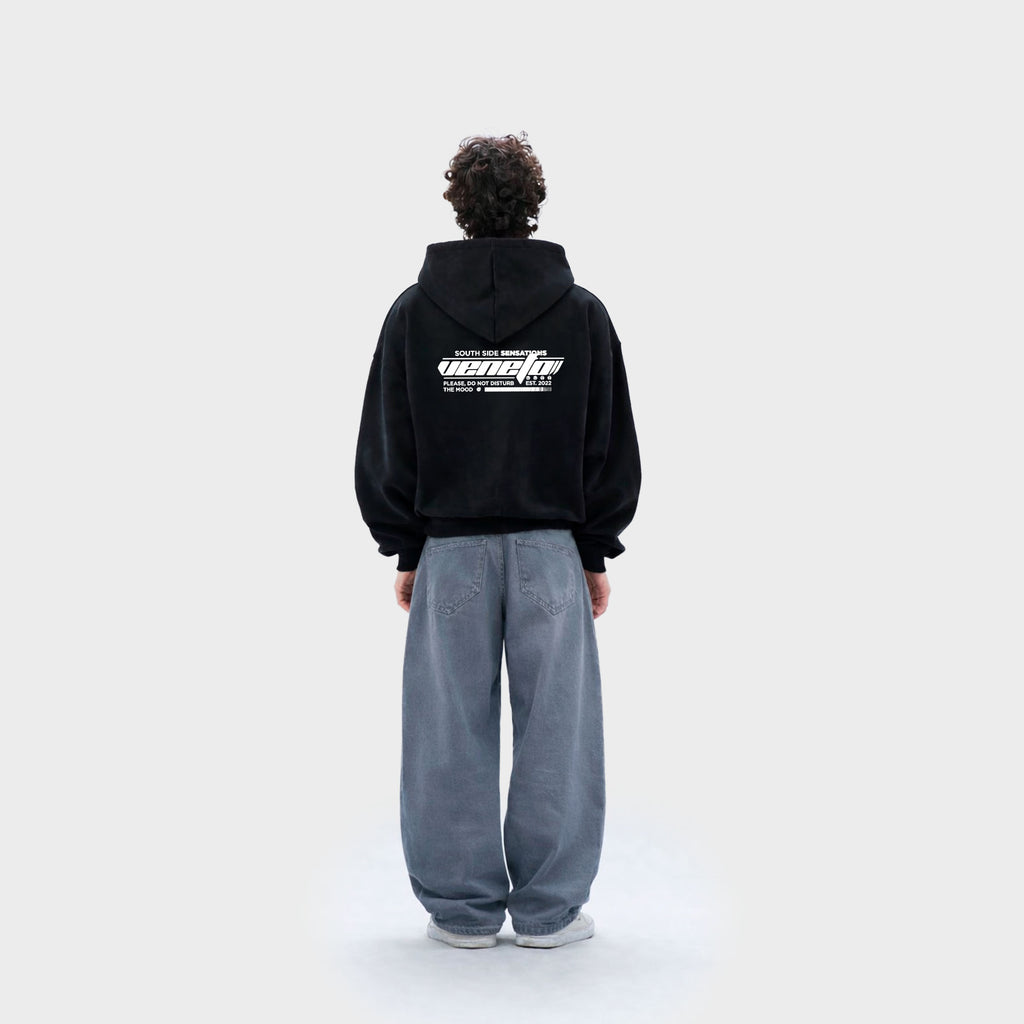 Hoodie Barcode (Negro)
