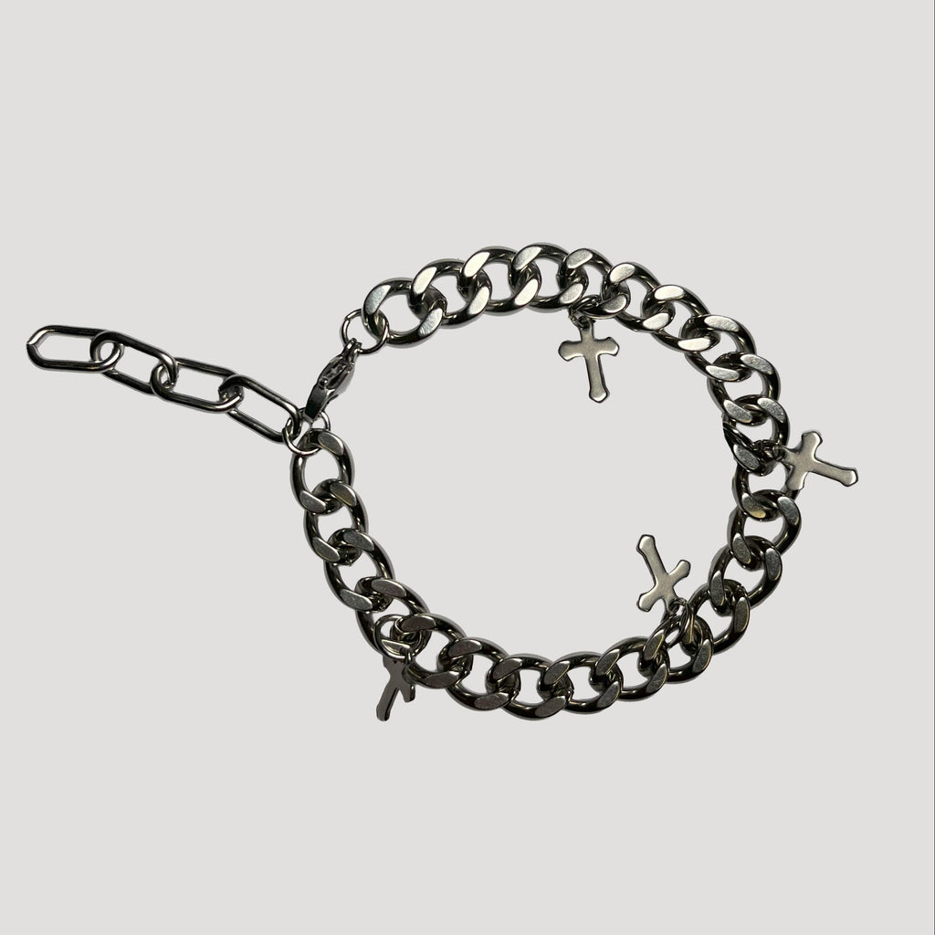 Pulsera Rosarios Acero